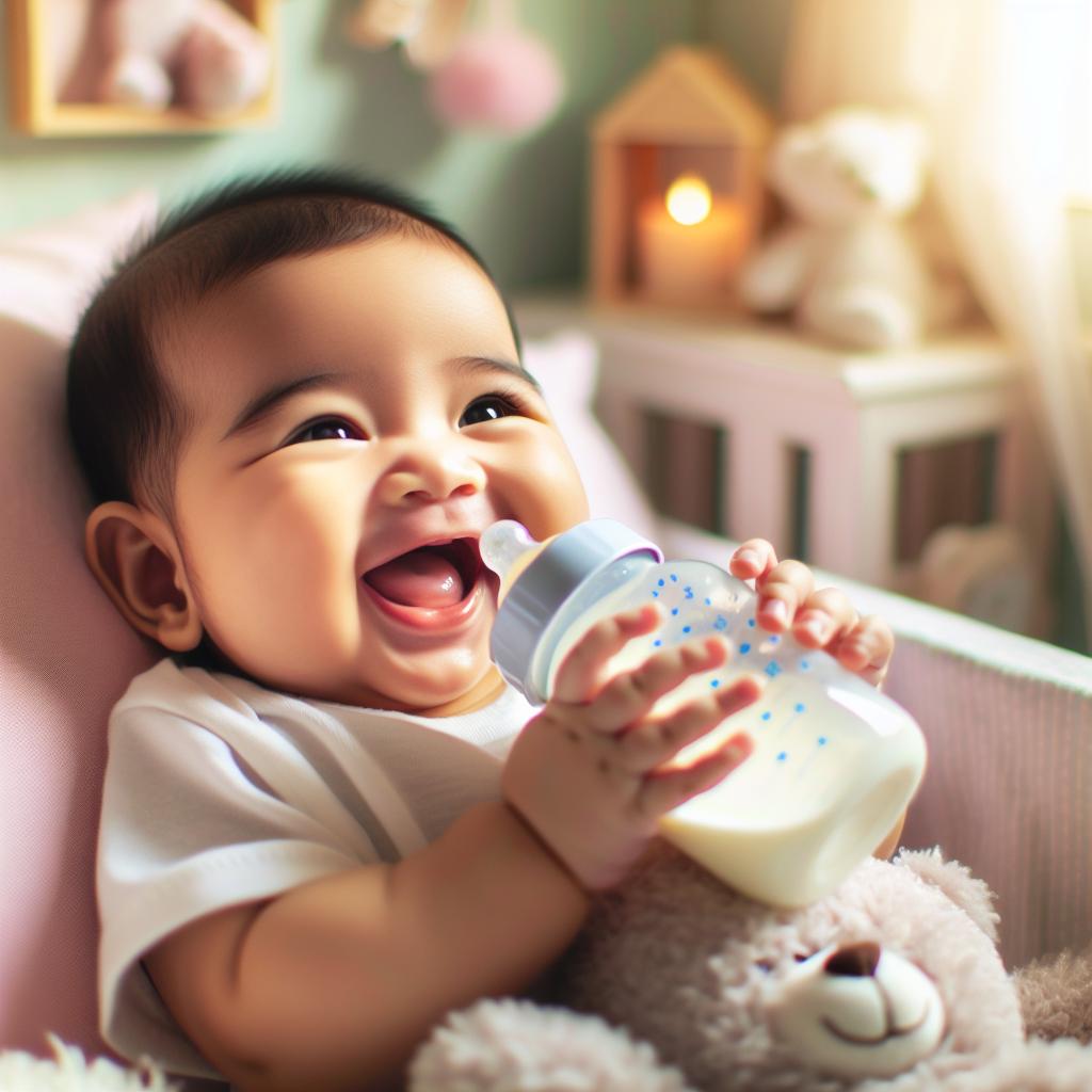 Keeping Baby Happy During Bottle Feedings